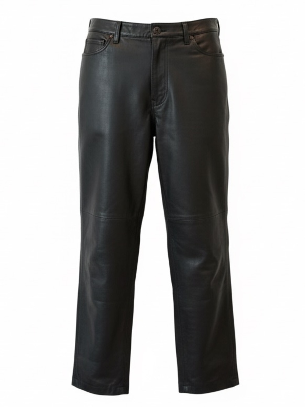 Vintage Modele Algo High Waisted Leather Pants